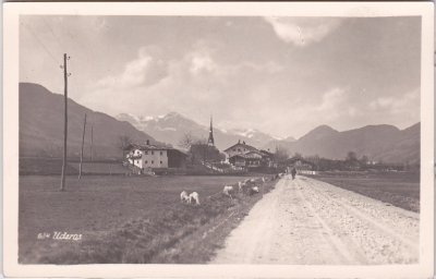 Uderns im Zillertal (Tirol), Wegeansicht, ca. 1940 