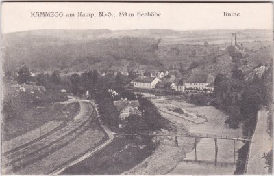 Kamegg (Niederösterreich), Ortsansicht, ca. 1915 