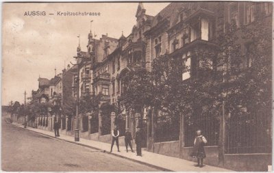 Aussig an der Elbe, Kroitzschstrasse, ca. 1905 
