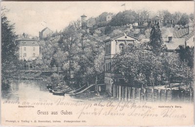 03172 Guben, Kaminsky`s Berg, ca. 1900 