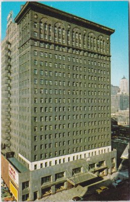 Chicago (Illinois), Y.M.C.A. Hotel, South Wabash Avenue, ca. 1955