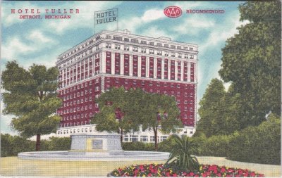 Detroit (Michigan), Hotel Tuller, ca. 1965 