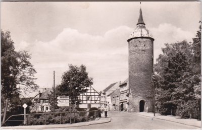15926 Luckau (Niederlausitz), Langestraße, ca. 1960 