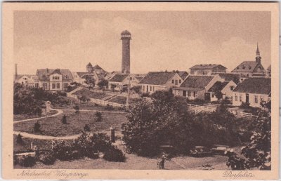 26486 Wangerooge, Nordseebad, Straßenansicht, ca. 1935 