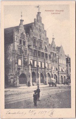 84028 Landshut, Ainmüller-Brauerei, ca. 1915 