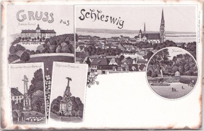 24837 Schleswig (Schlei), Litho, ca. 1900 