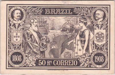 Brazil (Brasil), Centenario da Abertura dos Portos, Rio de Janeiro 1908