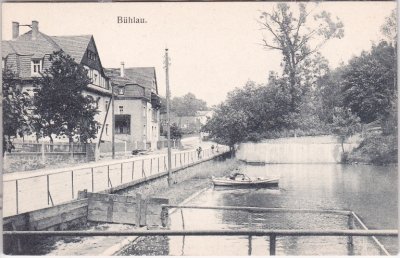 01324 Dresden-Bühlau, Straßenansicht, ca. 1920