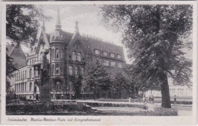 24534 Neumünster, Martin-Mertens-Platz, ca. 1940