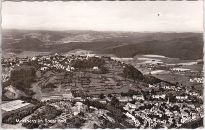 34431 Marsberg im Sauerland, Luftaufnahme, ca. 1965