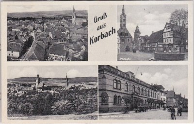 34497 Korbach, u.a. Bierstraße, ca. 1940