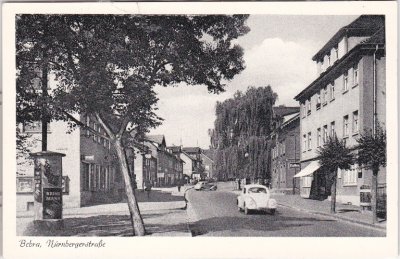 36179 Bebra, Nürnbergerstraße, ca. 1955 