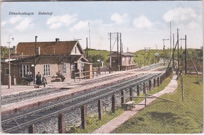 24146 Kiel-Elmschenhagen, Bahnhof, ca. 1915