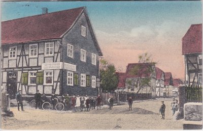 37249 Hebenshausen (Eichenberg), Straßenansicht, ca. 1915 