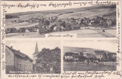 37627 Heinade (Solling) bei Stadtoldendorf, ca. 1940 
