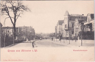 48145 Münster (Westfalen), Warendorferstrasse, ca. 1900