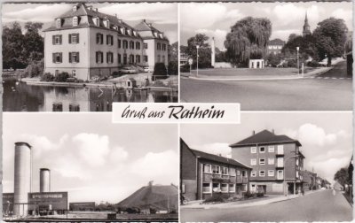 41836 Ratheim (Hückelhoven), u.a. Straßenansicht, ca. 1960