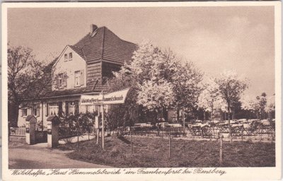 51427 Frankenforst (Bergisch Gladbach), Waldkaffee, ca. 1930