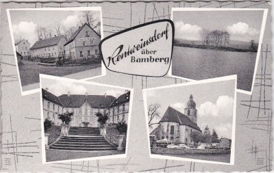 96184 Rentweinsdorf, u.a. Straßenansicht, ca. 1960
