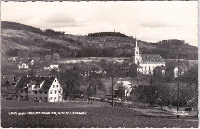 Bad Gams (Weststeiermark), Ortsansicht, ca.1965