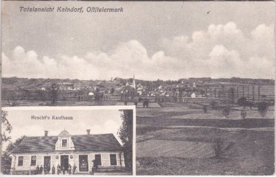 Kaindorf (Steiermark), Heschl's Kaufhaus, ca. 1915