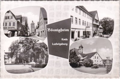 74357 Bönnigheim, u.a. Straßenansicht, ca. 1965
