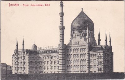 01067 Dresden-Friedrichstadt, Yenidze Zigarettenfabrik 1908