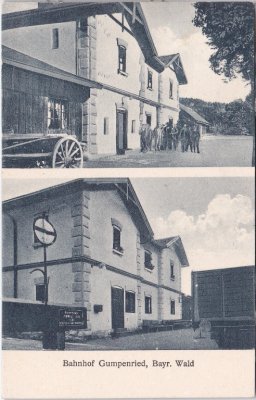 94244 Gumpenried (Geiersthal), Bahnhof, ca. 1920
