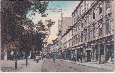99084 Erfurt, Neuwerkstraße, ca. 1915