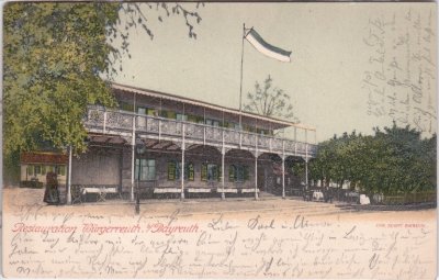 95445 Bayreuth, An der Bürgerreuth, Restaurant, ca. 1900
