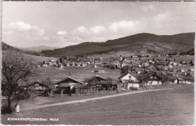 94239 Ruhmannsfelden, Ortsansicht, ca. 1960