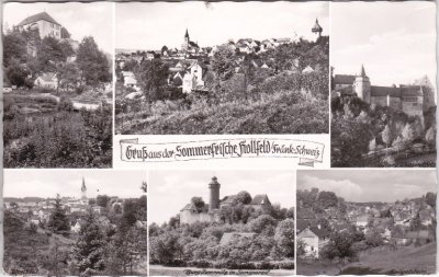 96142 Hollfeld (Fränkische Schweiz), Mehrbildkarte, ca. 1955