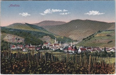 Andlau (Elsass), Ortsansicht, ca. 1915