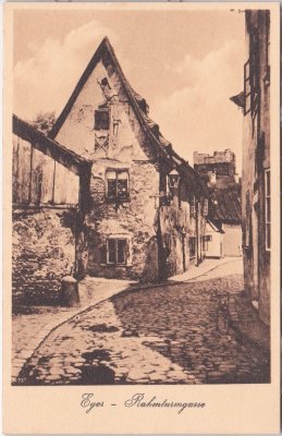 Eger (Cheb), Rahmturmgasse, ca. 1930