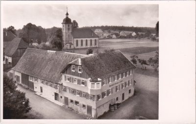72290 Schömberg (Loßburg), Gasthof zum Löwen, ca. 1955