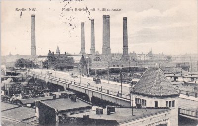 13353 Berlin-Moabit (Tiergarten), S-Bahnhof Westhafen, ca. 1910