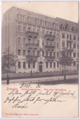 01307 Dresden-Johannstadt, Silbermannstraße, ca. 1900