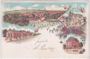 06456 Sandersleben (Arnstein), Farblitho, ca. 1895