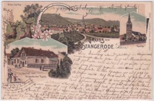 06543 Arnstein-Stangerode, Farblitho, ca. 1900