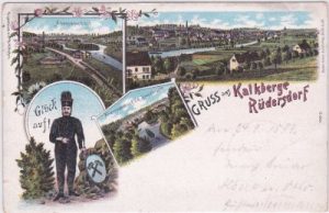 15562 Kalkberge-Rüdersdorf, Farblitho, ca. 1895