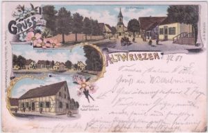 16269 Wriezen-Altwriezen, Farblitho, ca. 1900
