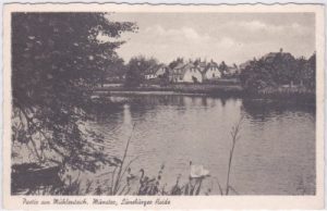 29633 Munster (Örtze), Ortsansicht, Mühlenteich, ca. 1930