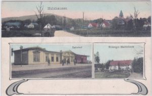 32361 Bad Holzhausen (Preußisch Oldendorf), u.a. Bahnhof, ca. 1905