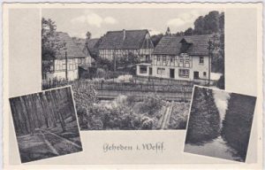 33034 Gehrden (Brakel), Gasthof zur Post, ca. 1955