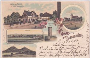37130 Diemarden (Gleichen), Farblitho, ca. 1895