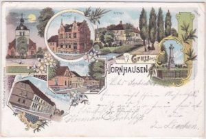 39387 Oschersleben-Hornhausen, Farblitho, ca. 1895