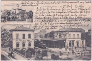 63067 Offenbach am Main, Lokal-Bahnhof, ca. 1905