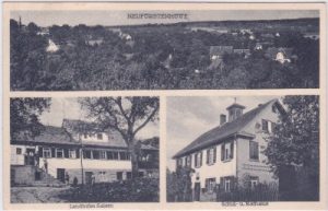 71577 Neufürstenhütte (Großerlach), Schulhaus, ca. 1925