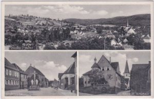 76698 Ubstadt-Weiher-Zeutern, Straßenansicht, ca. 1940
