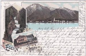 83700 Rottach-Egern am Tegernsee, Farblitho, ca. 1895